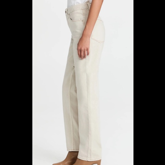 Good American Good 90s Icon Straight Leg Jeans in Bone - Picture 2 of 16